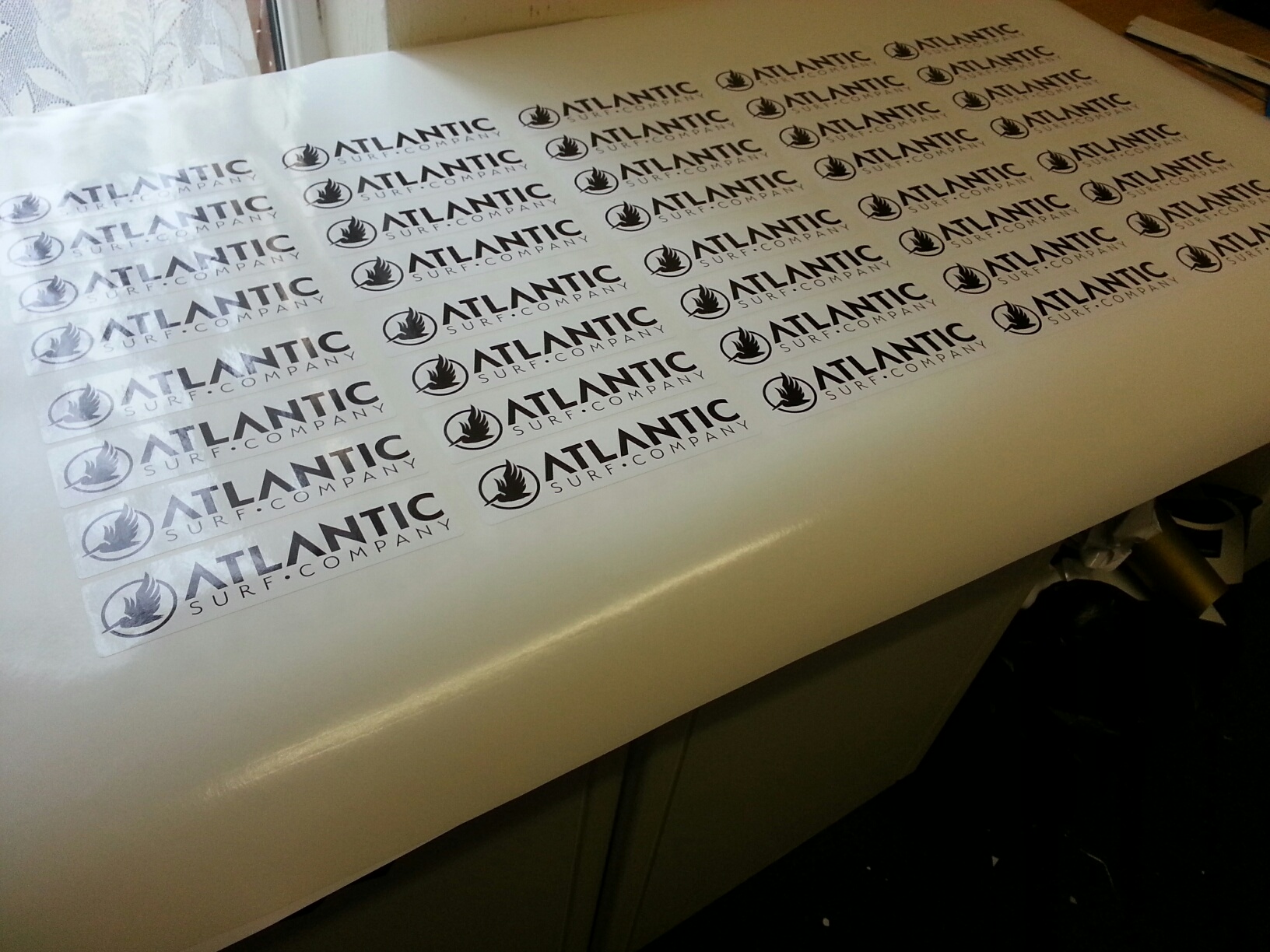 Atlantic Surf Company stickers